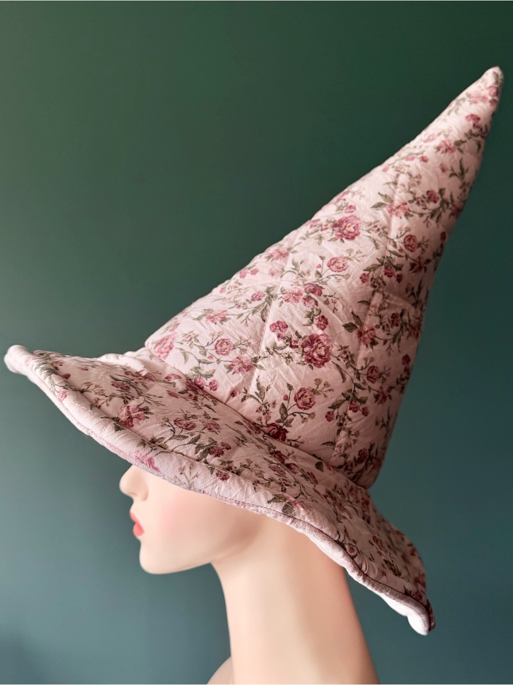 Halloween Quilted Magic/Wizard Hat